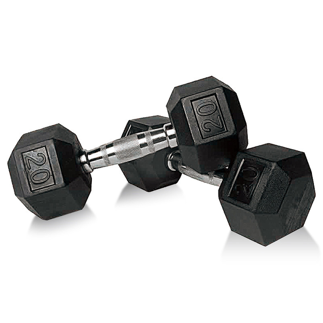 Rubber Hex Dumbbell